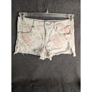 Rue 21 Mid Rise Shortie Floral Design. Size 8